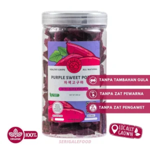 KERIPIK UBI UNGU I KEMASAN TOPLES 1000ML I PREMIUM PURPLE SWEET POTATO CHIPS I KERIPIK SAYUR I CAMILAN DIET SEHAT