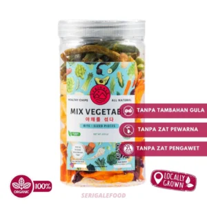 SERIGALE Keripik Sayur Mix I Kemasan 1000 ML I Wortel Kentang Okra Edamame I Camilan Sehat I Premium