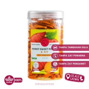 SERIGALE Keripik Ubi Madu Manis I 1000 ML Toples I Keripik Sayur Mix Premium I Camilan Diet Sehat