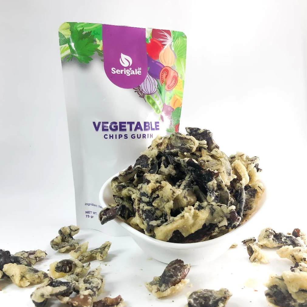SERIGALE Keripik Sayur Gurih I 50 gr Pouch Zipplock I Jamur Paprika Brokoli Bombay I Hemat - Gambar 7