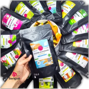 Paket Lengkap Keripik Buah dan Sayur Kemasan 50 gram
