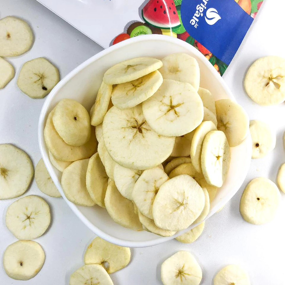 SERIGALE Keripik Buah Apel Manalagi Malang I 1000 ML Toples I Buah Mix Premium I Camilan Diet Sehat - Gambar 4