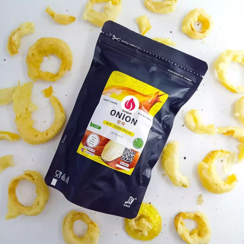 SERIGALE Keripik Sayur Gurih I 50 gr Pouch Zipplock I Jamur Paprika Brokoli Bombay I Hemat - Gambar 9
