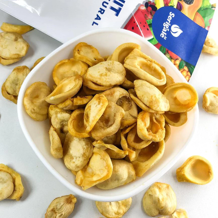 SERIGALE Keripik Buah Salak Manis I 1000 ML Toples I Keripik Buah Mix I Camilan Diet Sehat Premium - Gambar 4