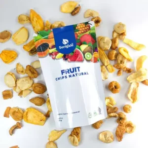 SERIGALE Keripik Buah Mix Legit I Camilan Sehat I kemasan 50 gr 75 gr Ziploc I Nangka Apel Salak