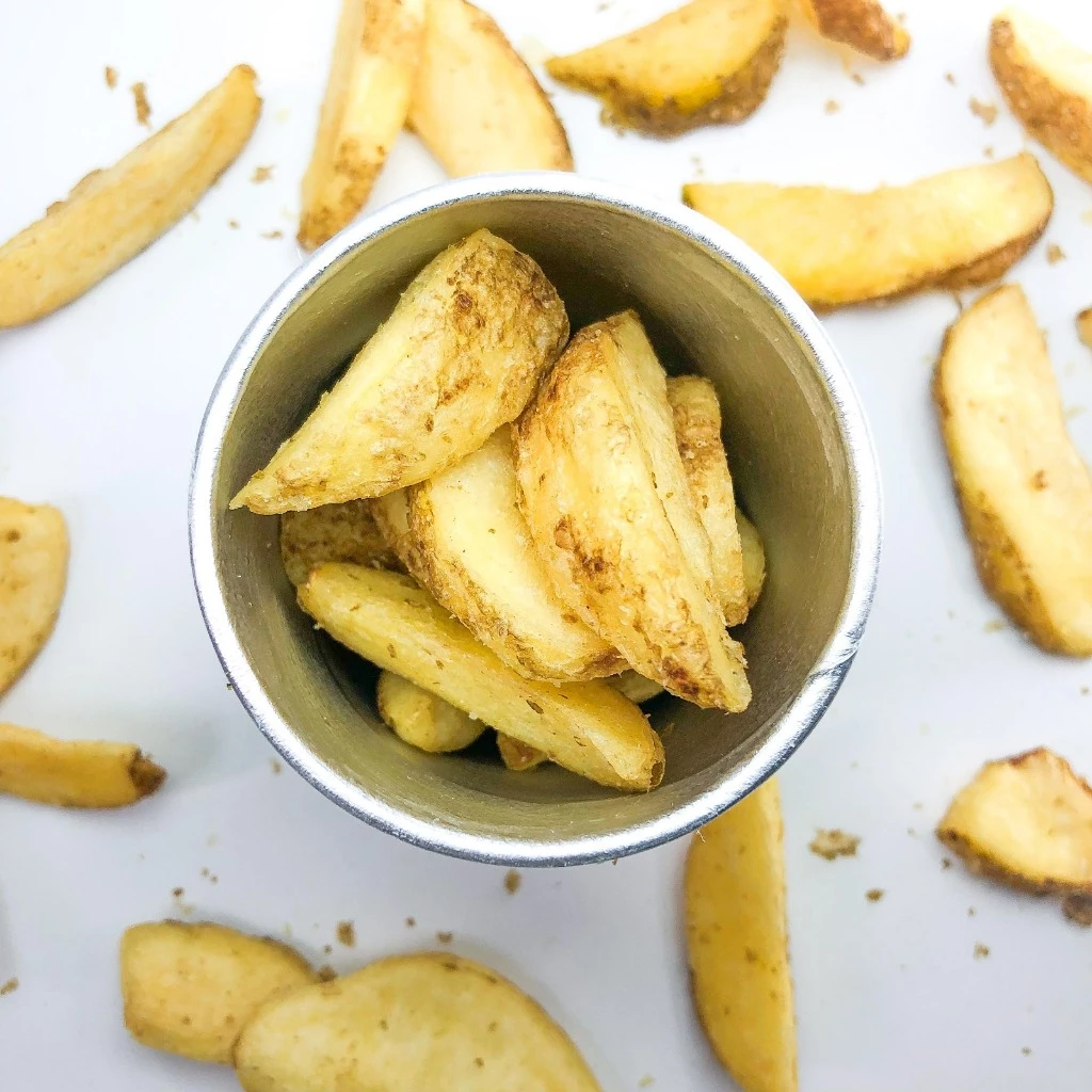 SERIGALE Keripik Sayur Kentang Wedges I Potato Chips Lezat I Vegan Natural Premium I Compact Size - Gambar 3