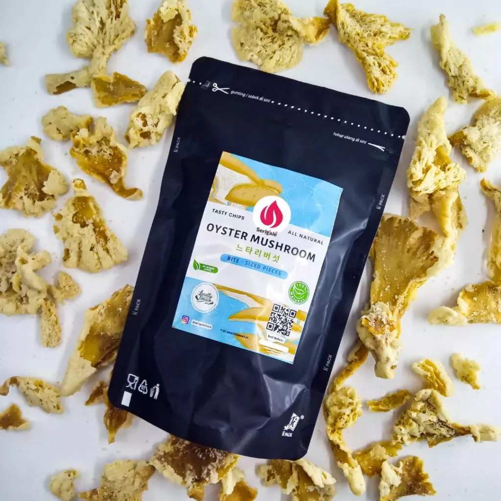 SERIGALE Keripik Sayur Gurih I 50 gr Pouch Zipplock I Jamur Paprika Brokoli Bombay I Hemat - Gambar 8