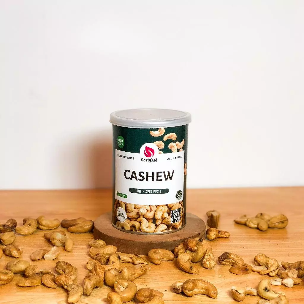 Serigale Mix Roasted Nut l Kacang Mete Almond Panggang Rendah Kalori Kemasan Toples & Composite - Gambar 8