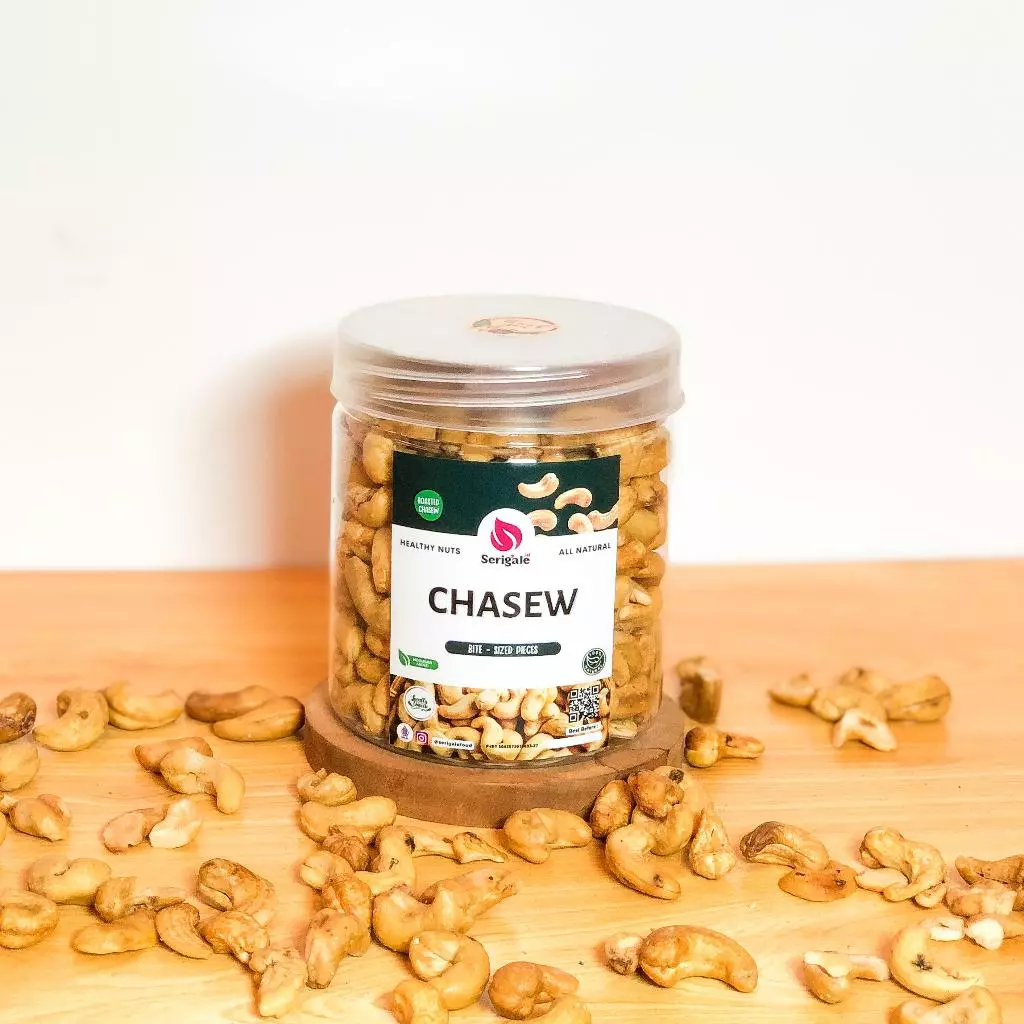 Serigale Mix Roasted Nut l Kacang Mete Almond Panggang Rendah Kalori Kemasan Toples & Composite - Gambar 9