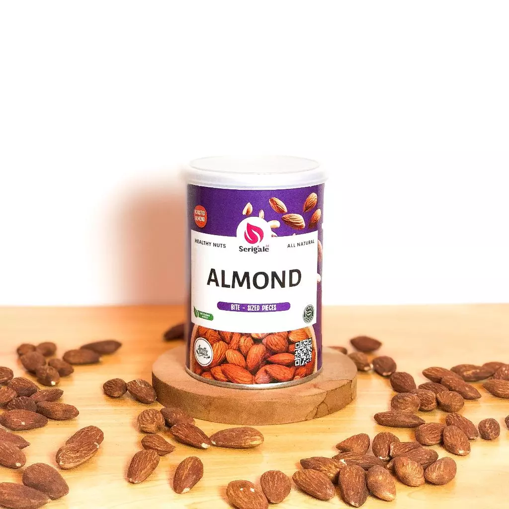 Serigale Mix Roasted Nut l Kacang Mete Almond Panggang Rendah Kalori Kemasan Toples & Composite - Gambar 6