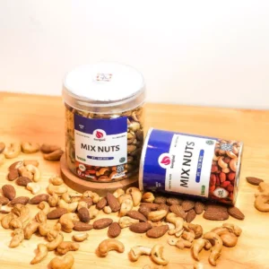 Serigale Mix Roasted Nut l Kacang Mete Almond Panggang Rendah Kalori Kemasan Toples & Composite