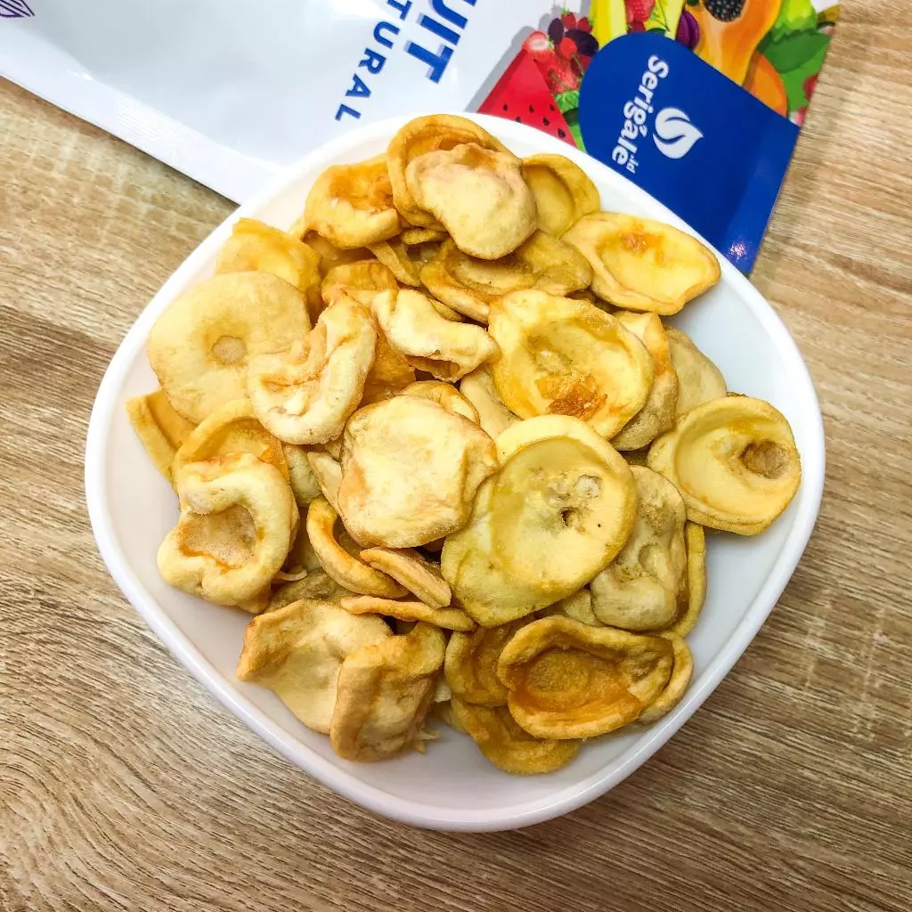 SERIGALE Keripik Buah Salak I Sweet Snake Fruit Chips I Vegan Natural Super Legit I New Pack 650 ML - Gambar 2