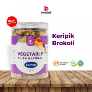 SERIGALE.ID Keripik Brokoli Vegan Hijau Segar Vegan Alami New Pack 650 ML