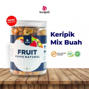 SERIGALE.ID Keripik Buah Mix Fruit Chips Natural Premium Vegan New Pack 650 ML