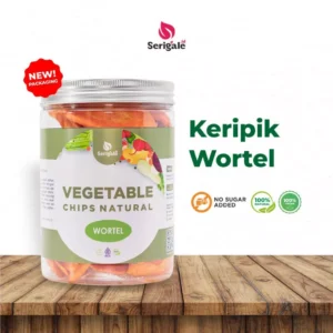 SERIGALE Keripik Wortel Sayur Asli Natural Gurih Chruncy Vegan New Pack 650 ML