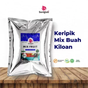 SERIGALE Keripik Buah Sayur Mix Kiloan I Camilan Sehat I Okra Wortel Kentang Edamame I Vegan Natural