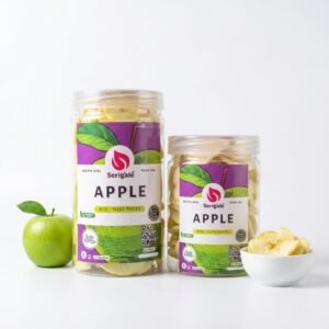 SERIGALE Keripik Buah Apel Manalagi Malang I 1000 ML Toples I Buah Mix Premium I Camilan Diet Sehat