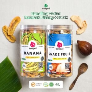SERIGALE Bundling 2 Varian | Keripik Buah Salak dan Rambak Pisang | Harga Hemat | PROMO