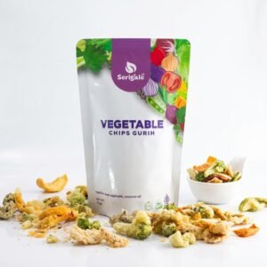 SERIGALE Keripik Sayur Gurih I 50 gr Pouch Zipplock I Jamur Paprika Brokoli Bombay I Hemat