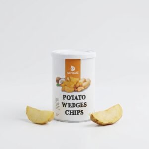 SERIGALE Keripik Sayur Kentang Wedges I Potato Chips Lezat I Vegan Natural Premium I Compact Size