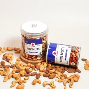 Serigale Mix Roasted Nut l Kacang Mete Almond Panggang Rendah Kalori Kemasan Toples & Composite