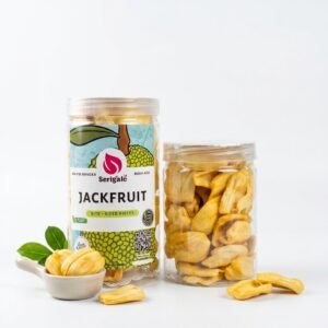 Serigale Keripik Buah Nangka I Kemasan Toples 1000 ML I Premium Jackfruit Chips I Camilan Diet Sehat