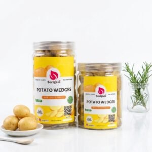 SERIGALE Keripik Sayur Kentang Atlantis Wedges I 1000ML Toples I Sayur Mix I Camilan Diet Sehat