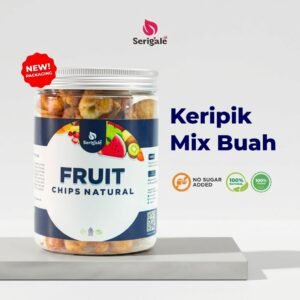 SERIGALE.ID Keripik Buah Mix Fruit Chips Natural Premium Vegan New Pack 650 ML