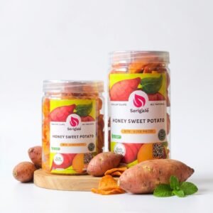 SERIGALE Keripik Ubi Madu Manis I 1000 ML Toples I Keripik Sayur Mix Premium I Camilan Diet Sehat