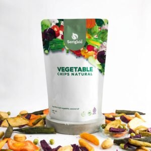 SERIGALE Keripik Sayur Mix Alami I 50 gr Pouch Ziplock I Camilan Sehat I Wortel Kentang Ubi Hemat